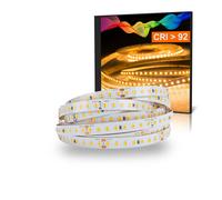Mextronic Bande LED Atla Blanc Chaud (2700K) 48W 5 Mètre 24V IP20 Cri 92 Streif