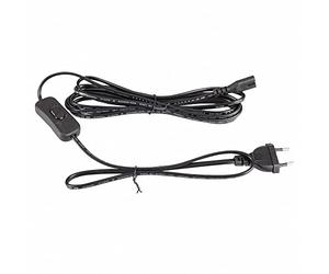 Mextronic Câble d'alimentation 3 m prise européenne + interrupteur 300SW C7 vers 2 broches Euro double prise noir