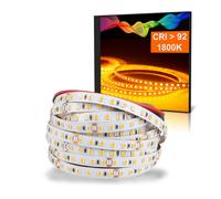 Mextronic LED Rayures Amberlicht Bande LED 2835 Ambre (1800K) Cri 92 72W 5 Mete