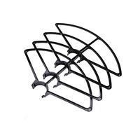 MEXWLOP 1 Ensemble de Protection d'hélice Typhoon Q500, Anneau de Protection sur Le Pare-Chocs, Cercles à dégagement Rapide, for Yuneec, Q500 Protection d'hélice de Drone(Schwarz)