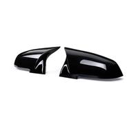 MEXWLOP 1 paire de couvercles de rétroviseur de voiture noir mat brillant en fibre de carbone, for, F20 F22 F30 F31 F32 F33 F36 F34 F35 housses de remplacement Coque de rétroviseur