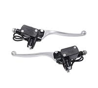 MEXWLOP 1 paire de pompe de frein moto Buggy Scooter cylindre universel pompe hydraulique poignée d'embrayage accessoires levier de frein gauche droit Levier de frein moto(Left Right B)