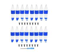 MEXWLOP 16 pièces hélice de remplacement 4726 accessoires légers ventilateurs d'aile lame rechange Kits vis, for Mini Drone DJI Mavic Ensemble de pales d'hélice de drone(Black Blue)