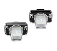 MEXWLOP 2 feux de plaque d'immatriculation, for VW, for T4 1990~2003 for Transporter Syncro 1993 2004 for Candy, for Jetta, for lampe automatique 12 V Module d'éclairage de plaque d'immatriculation