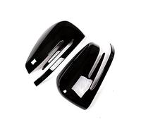 MEXWLOP 2 pièces garniture de couvercle capuchon rétroviseur latéral noir brillant, for, ABCE GLA classe W204 W212 Capuchon de couverture de rétroviseur d'aile de voiture