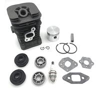 MEXWLOP 41. 1mm tronçonneuse cylindre Piston Assy bougie d'allumage rainuré roulement à billes, for Partner 350 351 Poulan 2150 2250 2450 2550 Kit piston pour tronçonneuse