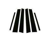 MEXWLOP 6 pièces/ensemble, for HYUNDAI Creta Ix25 2020 2021 2022 2023, poteaux de pilier voiture, revêtement d'habillage porte fenêtre Couverture de garniture de fenêtre de voiture