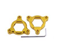 MEXWLOP Accessoires de moto Ajusteurs précharge fourche à suspension en aluminium CNC, S1000RR S 1000RR S1000 RR 2010 Année Ajusteur de précharge de fourche de moto(Gold)