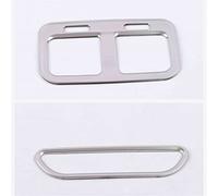MEXWLOP Accessoires d'intérieur de style de voiture Accoudoir Siège arrière Sortie d'air Grille de protection Panneau Garniture, for Haval, F7 F7X 2019 2020 Garniture de ventilation(Steel Black)