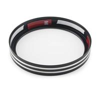 MEXWLOP Anneau de garniture lunette jauge compteur vitesse moto, for Harley, Davidson Sportster XL883 XL1200 Dyna Street Bob Low Rider CNC en aluminium Bague de compteur de vitesse moto