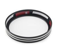 MEXWLOP Anneau de garniture lunette jauge compteur vitesse moto, for Harley, Sportster XL883 XL1200 Dyna Street Bob Low Rider modèles 84,5 mm universel Bague de compteur de vitesse moto