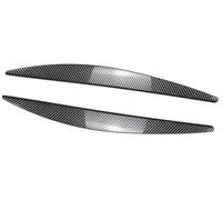 MEXWLOP Autocollant de garniture paupière couverture sourcil lampe phare décalcomanie voiture modèle Fiber carbone d'abs, for Skoda, for Octavia, MK3 2015-2017 Paupières de phares