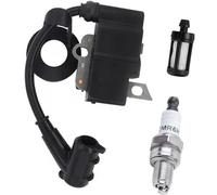 MEXWLOP Bobine d'allumage 1139 400 1307 Compatible avec tronçonneuse STIHL, MS171 MS181 MS181C MS211 MS211C, remplace 1139-400-1307, avec Bougie d'allumage et Filtre à Carburant Bobine d'allumage