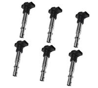 MEXWLOP Bobine d'allumage 4/6 pièces Uf411t 06a905115a bobines, for A6, for Tt 2000-2006 06a905115c accessoires de voiture pack Bobine d'allumage(BLACK Onecolor)