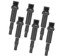 MEXWLOP Bobine d'allumage 6 pièces bobines 0221504470 12137594937 12137571643, for BMW, 325I 328I 335 525 528 530 535 Pack de Bobine d'allumage