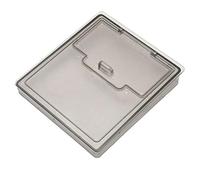 MEXWLOP Boîte de rangement for accoudoir central voiture, for Tesla, for Model3 2017 2018 2019, accessoires, caché, organisateur à couvercle rabattable Coffre de rangement pour accoudoir(Transparent)