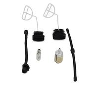 MEXWLOP Bouchon de carburant d'huile filtre à Kit tuyau 4500 5200 5800 45cc 52cc 58cc remplacement scies gaz tronçonneuse Bouchon de réservoir de carburant