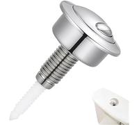 MEXWLOP Bouton de chasse d'eau de remplacement, tête ronde, pour Siamp | pour système pour Optima 49 chromé à double réservoir