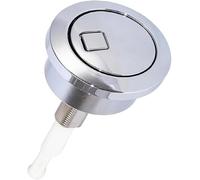 MEXWLOP Bouton poussoir de remplacement finition chromée, pour réservoir | Duravit Type 280 à double chasse Geberit