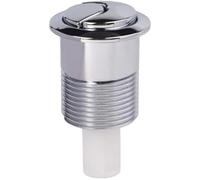 MEXWLOP Bouton poussoir de réservoir à double chasse d'eau chromé Abs 85 | x 48 mm, pour mise niveau des toilettes Siamp Skipper 45 avec valve