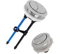 MEXWLOP Bouton poussoir de réservoir toilette 38 mm, double chasse d'eau | réglable, pour Glacier Bay Aquasource Toto American Standard
