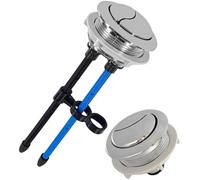 MEXWLOP Bouton poussoir de réservoir toilette 38 mm, double chasse d'eau | réglable, pour Glacier Bay Aquasource Toto American Standard