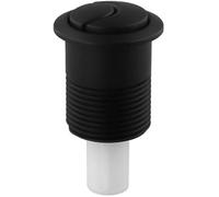 MEXWLOP Bouton rond chromé à double chasse d'eau, pour toilettes | de salle bains britanniques, Siamp 45 et citernes, actionneur réservoir toilette