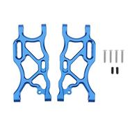 MEXWLOP Bras de Suspension inférieur arrière en métal, 2 pièces, for ARRMA 1/7, Violation sans Limite 6S 1/8, for Typhon RC, Mise à Niveau Voiture Bras de Suspension(Blue)