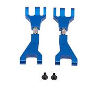 MEXWLOP Bras de Suspension supérieurs Avant et arrière en Aluminium, 2 pièces, for 1/10, for Redcat, for Blackout XTE SC XBE (Pro), Mise à Niveau, Accessoires Bras de Suspension(Blue)