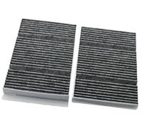 MEXWLOP Cabine 2 pièces, for Mercedes-Benz, W222 S450 S550 S560 S63 Accessoires de voiture cabine classe S 2228300418 Remplacement du filtre à air du moteur de voiture