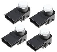 MEXWLOP Capteur PDC de Voiture 4 Couleurs pièces Parking, pour Kia 95720-J5310 Aide au stationnement d'objet d'aide à la réserve capteur de stationnement inversé(White)