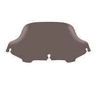 MEXWLOP Carénage de pare-brise Wave noir fumé transparent 6" 8", for Harley, Touring Electra Street Glide CVO FLHX EFI FLHTPI 1996-2013 Remplacement du pare-brise avant de moto(8 In Brownish)