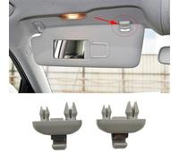 MEXWLOP Clip de pare-soleil gris, support crochet suspension intérieur, for, A1 A3 S3 A4 S4, for ALLROAD, A5 S5 Q3 Q5 8U0857562A Pièce de rechange pour pare-soleil de voiture(1 Pc Grey)