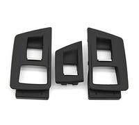 MEXWLOP Couvercle de bouton commutation réglage levage fenêtre porte passager intérieur LHD RHD, for BMW, for série 5 F10 F11 F18 Remplacement de la poignée de porte intérieure de (RHD Black)