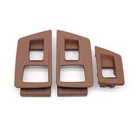 MEXWLOP Couvercle de bouton commutation réglage levage fenêtre porte passager intérieur LHD RHD, for BMW, for série 5 F10 F11 F18 Remplacement de la poignée de porte intérieure de (LHD Brown)