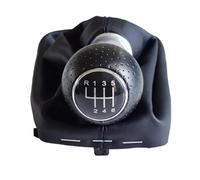 MEXWLOP Couvercle de pommeau levier vitesse manuel, for, A3 S3 2001 - 2003, guêtre BootCar 5 6 vitesses, étui style voiture Remplacement du pommeau de levier de vitesse de vo(6 Speed-Silver)
