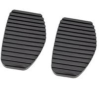 MEXWLOP Couvercle de remplacement coussinet pédale en caoutchouc d'embrayage frein 2 pièces, for Peugeot 306 405 406 407 508 C-itroen Berlingo Picasso Insert de pédale de voiture