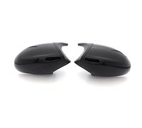 MEXWLOP Couvercle de rétroviseur E90, couvercle latéral porte latérale voiture, for, E91 2005-2007 E92 E93 2006-2009 M3 Capuchon de couverture de rétroviseur d'aile de voiture(1 pair black)
