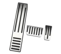 MEXWLOP Couverture de pédales de voiture, for Tesla, modèle S modèle X 2016-2020 frein à carburant repose-pieds coussinets de pédale tapis accessoires pièces Ensemble de couvre-pédales de voiture