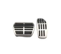 MEXWLOP Couvre-pédale de voiture, for NISSAN, for X-TRAIL, T32, for Qashqai, Rogue Sport J11, for Renault, Kadjar Koleos QM6 MT AT pédale de repose-pieds de frein à carburant Couvre-pédale de frein(AT