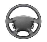 MEXWLOP Couvre Volant de Voiture, for CR-V, for CRV 2002 2003 2004 2005 2006 Poignée de couverture de volant de voiture(BLACK Red Thread)