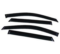 MEXWLOP Déflecteurs de vitres latérales, for Hyundai, Santafe Santa fe 2008 2009 2010 2011, Pare-Soleil de Porte Noir, Protection Contre la Pluie Pare-Soleil pour vitres latérales de Voiture