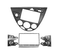 MEXWLOP Double 2 Din Cadre stéréo Fascia Panneau d'autoradio réaménagement Installation kit de Garniture Cadre Facial Fasica, for Ford, for Focus, Fiesta Garniture de Tableau de Bord Radio