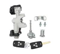 MEXWLOP Ensemble complet de serrures, interrupteur d'allumage, cylindre serrure porte, bouchon carburant, 2 étuis à clés, for Civic, 12-14 Remplacement du commutateur d'allumage de voiture