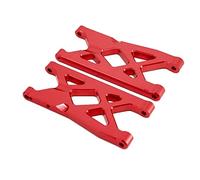MEXWLOP Ensemble de 2 Bras Suspension arrière en métal, for Arrma 1/10, for SENTON, for VORTEKS, for Typhon, for Big Rock, for pièces Mise à Niveau Voiture RC Granite Bras de Suspension(Rot)
