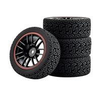 MEXWLOP Éponge d'insertion de Roue pneus poignée, 4 pièces, for HSP, for HPI, for Tamiya, 1/10 1:10 Touring Car RC 9068 - 8014 Pneus Haute adhérence pour télécommande