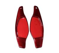 MEXWLOP Extension de palette de changement de vitesse de volant de voiture en fibre de carbone, for, R8 TT RS 2016-2018 et RS3 RS5 2017-2018 et RS4 2018 Rouge Palette de changement de vitesse