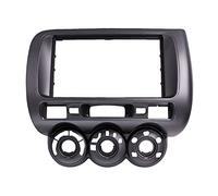 MEXWLOP Fascia Audio LHD for RHD Double Din Radio CD GPS DVD stéréo Panneau CD Montage sur Tableau de Bord Kit d’Outils for Habillage Cadre, for Jazz Garniture de Tableau de Bord Radio(LHD,173x98mm)
