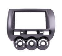MEXWLOP Fascia Audio LHD for RHD Double Din Radio CD GPS DVD stéréo Panneau CD Montage sur Tableau de Bord Kit d’Outils for Habillage Cadre, for Jazz Garniture de Tableau de Bord Radio(RHD,178x102mm)