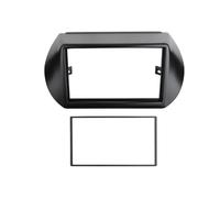 MEXWLOP Fascia Radio 2 Din, for Citroën, Nemo 2008+, for Peugeot, Bipper +, for Fiat, Fiorino Qubo + Navigation GPS DVD Audio Kit de Garniture Tableau Bord Cadre Garniture Audio pour Voiture